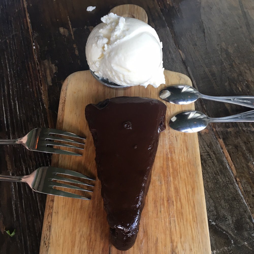 Black Forest - The flourless cake with ice cream - Beer Gardens Near Me - Brooklyn, New York Black Forest - The flourless cake with ice cream - Beer Gardens Near Me - Brooklyn, New York