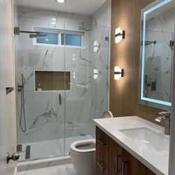 MTD Vanities - Custom cognac vanity!