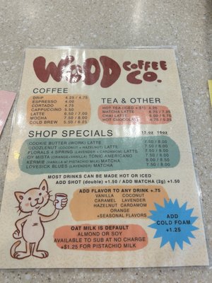 Menu photo 1 Wood Coffee Co Long Beach, CA Menu photo 1 Wood Coffee Co Long Beach, CA