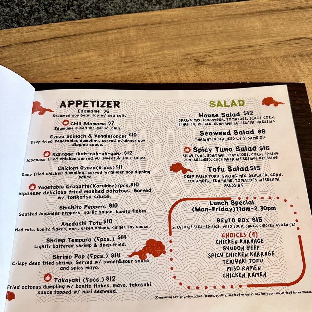 Kao Ramen By Mama - Menu - Ramen Near Me - Ventura, California