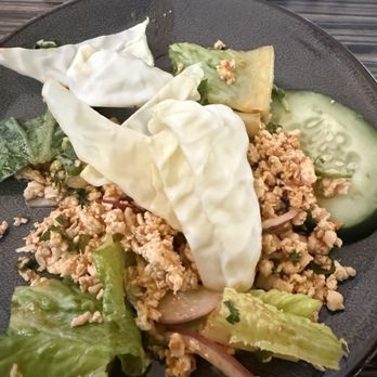 Rickshaw Thai Kitchen - Larb Chicken Salad - Thai Near Me - Alpharetta, Georgia