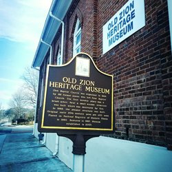 Old Zion Baptist Church Historical Marker
