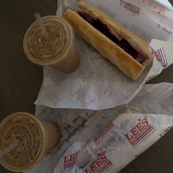 Lee's Sandwiches - #82 breakfast ham, egg, cheese, bacon baguette with Lee's Vietnamese Coffee - Sandwiches Near Me - Henderson, Nevada Lee's Sandwiches - #82 breakfast ham, egg, cheese, bacon baguette with Lee's Vietnamese Coffee - Sandwiches Near Me - Henderson, Nevada