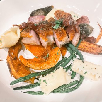 Goen Dining + Bar - Maple Leaf Duck Breast & Ravioli - Pan Asian Near Me - Kailua, Hawaii Goen Dining + Bar - Maple Leaf Duck Breast & Ravioli - Pan Asian Near Me - Kailua, Hawaii