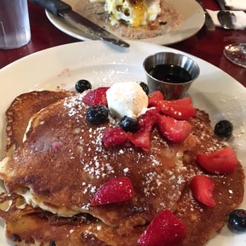 Highland Kitchen - Buttermilk pancakes // dirty bird - New American Near Me - Somerville, Massachusetts
