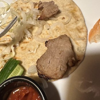 Vibe Cafe and Wine Bar - The pork " shashlik" plain boiled pork! Horrible! - Coffee & Tea Near Me - Charlotte, North Carolina Vibe Cafe and Wine Bar - The pork " shashlik" plain boiled pork! Horrible! - Coffee & Tea Near Me - Charlotte, North Carolina