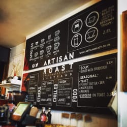 Artisan Roast - Menu