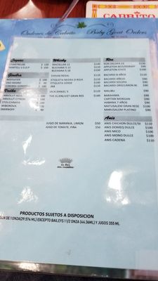 Menu photo 2 El Rei del Cabrito Monterrey, NLE