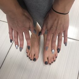 Full set gel and gel toes  By sassa