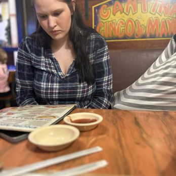 Cantina Cinco De Mayo - My daughter and her salsa. - Mexican Near Me - Little Rock, Arkansas