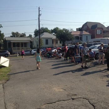 Franklin Barbecue - The line to get into franklin BBQ. It goes around the corner. We got here at 830 and were close to the middle of the line. - Barbeque Near Me - Austin, Texas