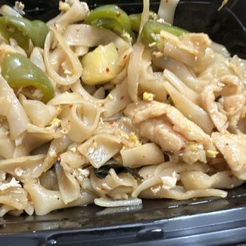 Thai Fresh - N4. Drunken Noodle add pineapple medium spice - Thai Near Me - Northville, Michigan Thai Fresh - N4. Drunken Noodle add pineapple medium spice - Thai Near Me - Northville, Michigan