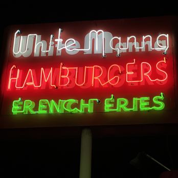 White Manna - Exterior Neon Sign - Burgers Near Me - Hackensack, New Jersey White Manna - Exterior Neon Sign - Burgers Near Me - Hackensack, New Jersey