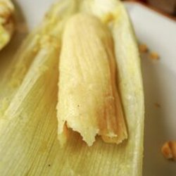 Pupusa Café - Sweet elote corn tamal