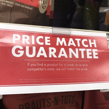 PetSmart - Price Match Signs In store - Pet Training Near Me - Scottsdale, Arizona