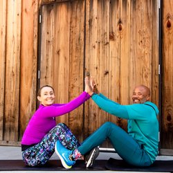 Being active should be enjoyable, it shouldn't feel like a burden. Try partnering up to add more fun to your workouts