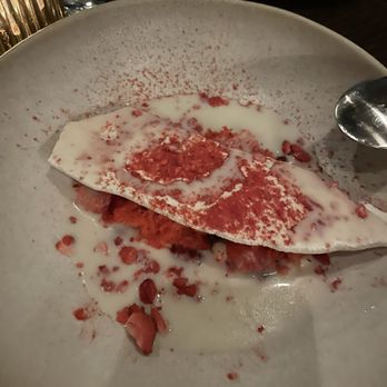 Parche - Fresa con crema- my favorite dessert of the 4 we tried - Colombian Near Me - Oakland, California