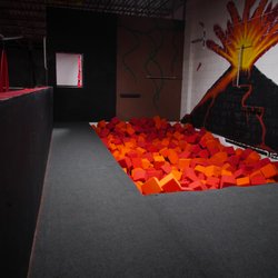 Phoenix Freerunning Academy - Th lava (foam) pit is great for learning flips!