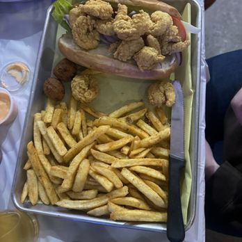 The Crab Station - Popcorn Shrimp Po Boy - Cajun/Creole Near Me - The Colony, Texas The Crab Station - Popcorn Shrimp Po Boy - Cajun/Creole Near Me - The Colony, Texas