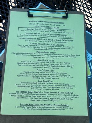 Menu photo 1 Fisher's Cafe & Pub Peninsula, OH Menu photo 1 Fisher's Cafe & Pub Peninsula, OH