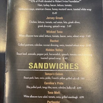 Wrap City - Menu - Sandwiches Near Me - Tilton, New Hampshire