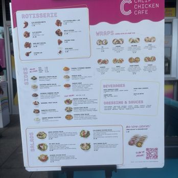 Calif Chicken Cafe - Nice menu - Cafes Near Me - El Segundo, California