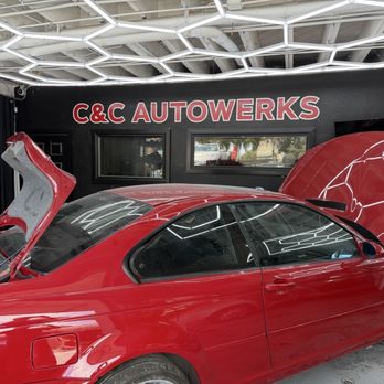 C&C Autowerks - Vehicle being service - Auto Repair Near Me - Pasadena, California