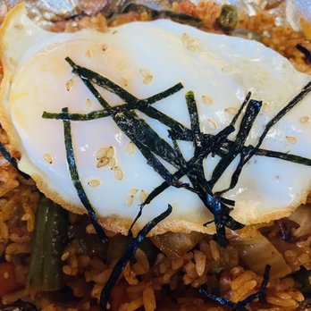 Hot Stone Korean Kitchen - Kimchi fried rice! - Korean Near Me - Fairfield, California Hot Stone Korean Kitchen - Kimchi fried rice! - Korean Near Me - Fairfield, California