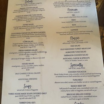 Thyme In The Ranch - Menu - Breakfast & Brunch Near Me - Rancho Santa Fe, California Thyme In The Ranch - Menu - Breakfast & Brunch Near Me - Rancho Santa Fe, California