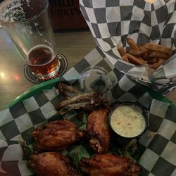 Barley House - There were more wings and lots more fries! After testing the delicious food is when I took the picture! Lol