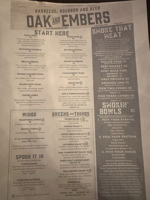 Menu photo 2 Oak and Embers Tavern Hudson Hudson, OH Menu photo 2 Oak and Embers Tavern Hudson Hudson, OH
