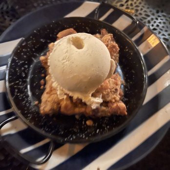 Henry Parsons Project - rhubarb dessert with ice cream - New American Near Me - Pasadena, California