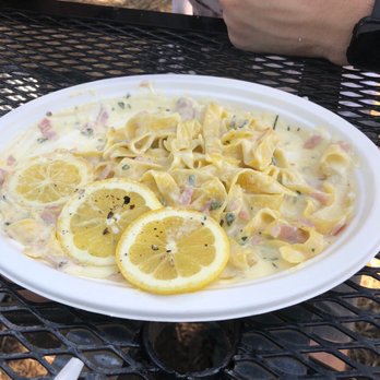 ARTIPASTA - Creamy lemon sauce w/ ham - Italian Near Me - Austin, Texas ARTIPASTA - Creamy lemon sauce w/ ham - Italian Near Me - Austin, Texas