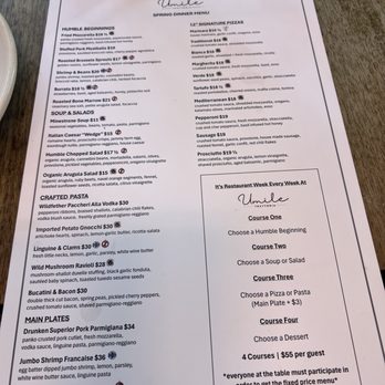 Umile Trattoria - Menu - Pizza Near Me - Haddonfield, New Jersey Umile Trattoria - Menu - Pizza Near Me - Haddonfield, New Jersey