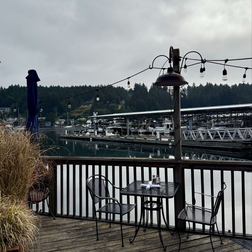 Netshed No. 9 - Outdoor dining with a next setting on the water. - Breakfast & Brunch Near Me - Gig Harbor, Washington Netshed No. 9 - Outdoor dining with a next setting on the water. - Breakfast & Brunch Near Me - Gig Harbor, Washington