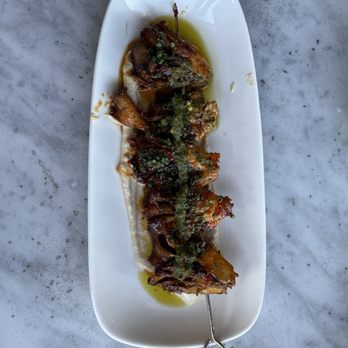 Checker Hall - Mushroom skewer - Mediterranean Near Me - Los Angeles, California