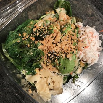Poke Bar - Poké. Bowl with scallops and crabmeat. - Poke Near Me - Duluth, Georgia