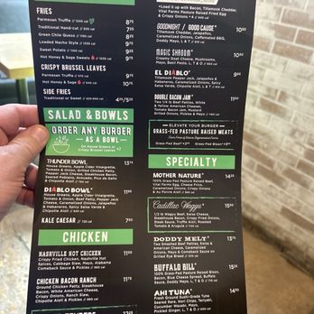 Hopdoddy Burger Bar - 2025 menu - Burgers Near Me - Austin, Texas