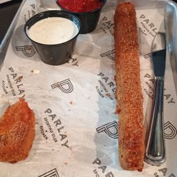 The cheese sticks weigh almost a pound and sharable The cheese sticks weigh almost a pound and sharable