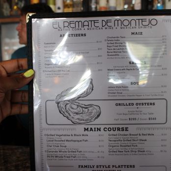 El Remate de Montejo - menu - Mexican Near Me - Mérida, YUC