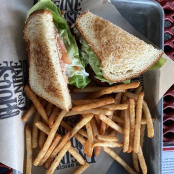 E9 Firehouse  - Tuna Melt with fries - Breweries Near Me - Tacoma, Washington