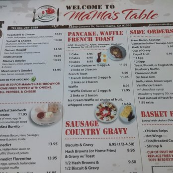 Mama's Table - Breakfast & Brunch Near Me - Santa Clarita, California