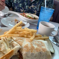 Oasis Family Restaurant - Breakfast skillet bacon chicken ranch wrap