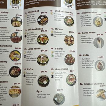 The Egyptian taste - Salads menu - Mediterranean Near Me - Maryville, Tennessee