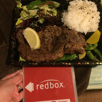 Teishoku - Steak teishoku and a Redbox! - Japanese Near Me - Honolulu, Hawaii