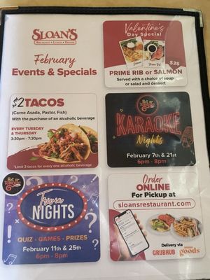 Menu photo 8 Sloan's Indio, CA