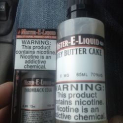 Mister-E's Vape Shop - 10ml and 65ml bottles