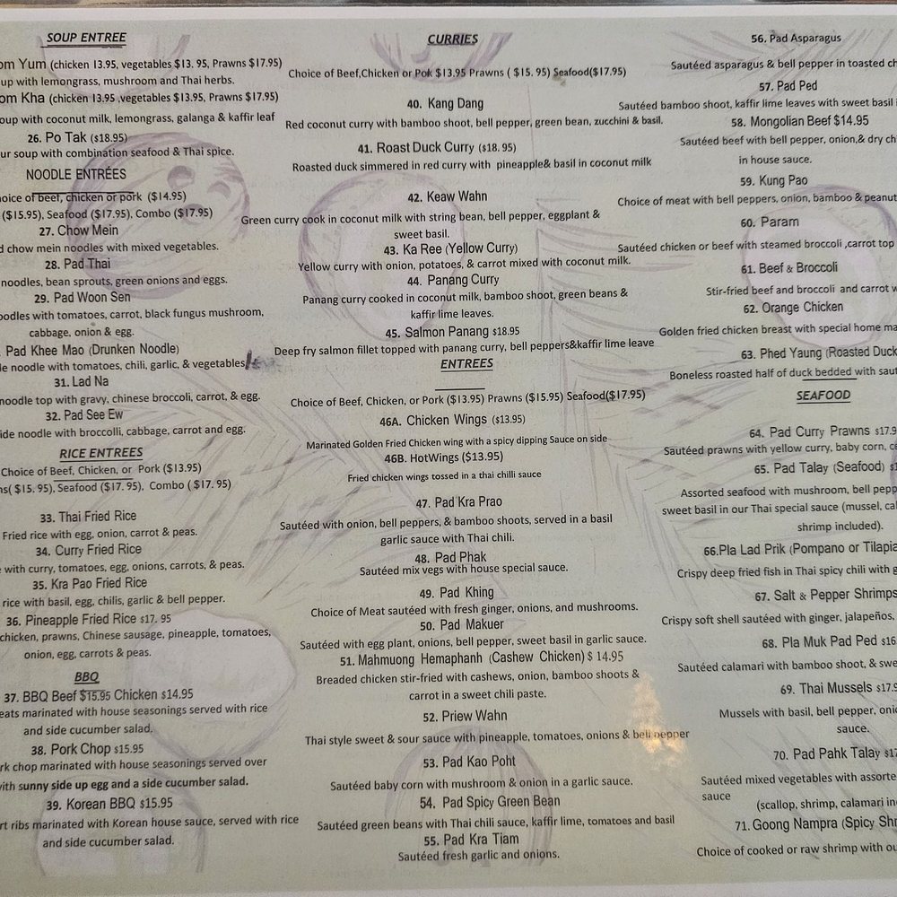 Coconut Cafe - Menu - Laotian Near Me - Merced, California