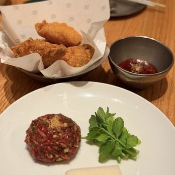 Moono - Spicy chicken and Yukhoe - Korean Near Me - New York, New York
