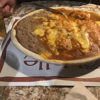 Valle Luna - Cheese enchiladas and refried beans - Mexican Near Me - Phoenix, Arizona